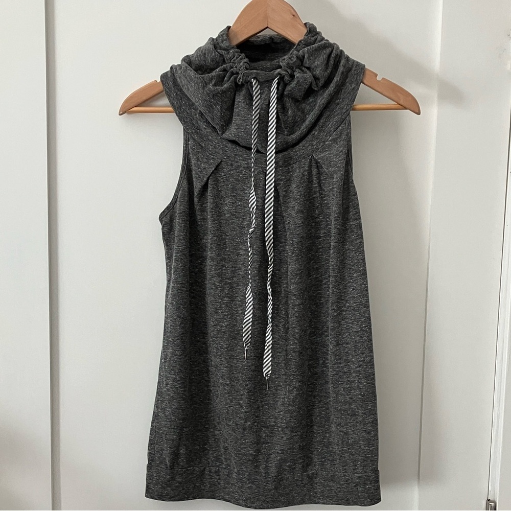 Twik women’s size small Charcoal Sleeveless Jersey Top